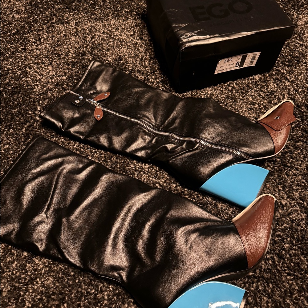 Color block boots - Picture 5 of 8